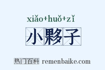 小夥子是什么意思的图片